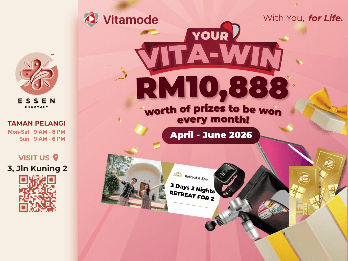 Essen Pharmacy - Vita-Win Lucky Draw — RM10,888 Monthly