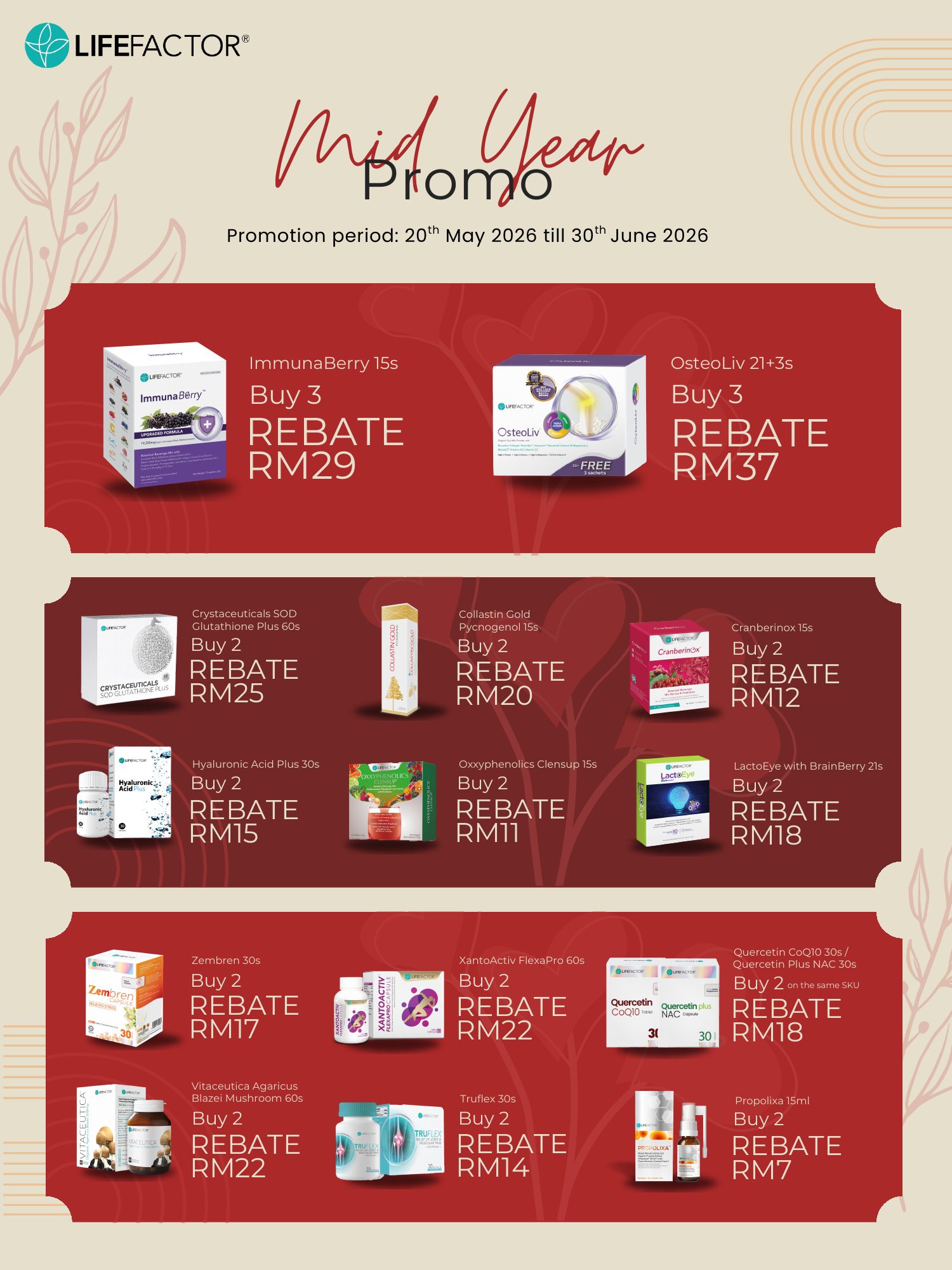 Essen Pharmacy - LifeFactor Mid Year Promo 2026
