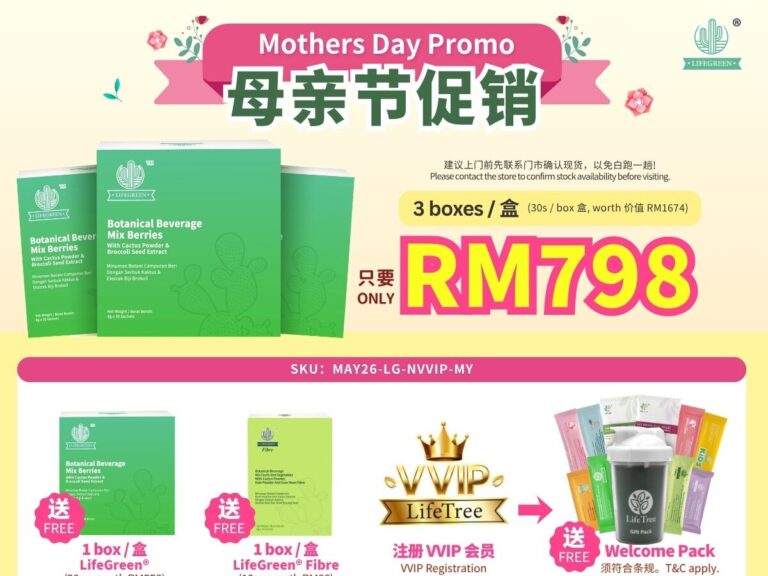 LifeGreen Botanical Beverage Mother’s Day Package