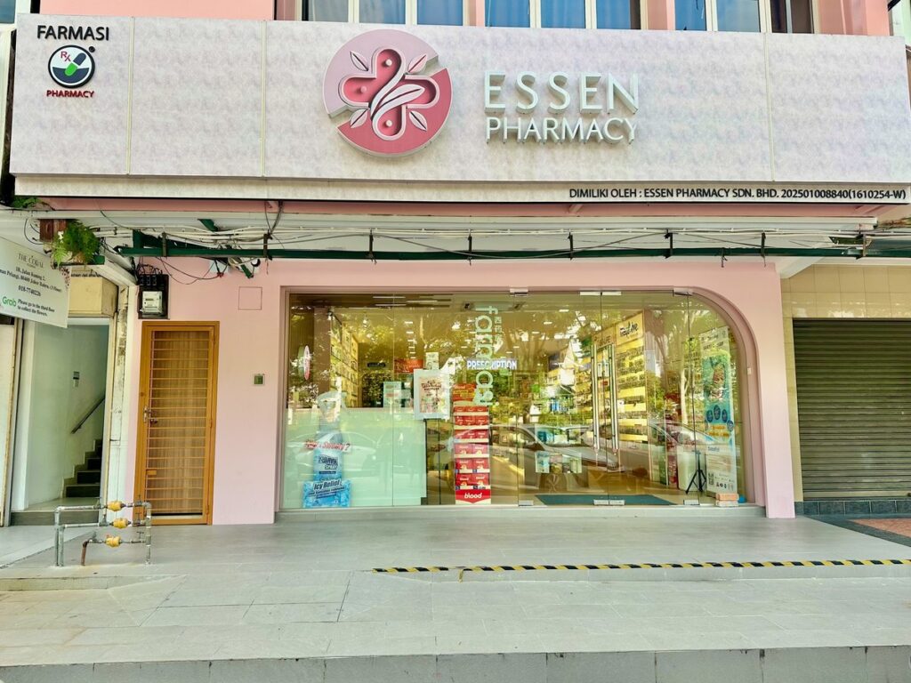 Storefront at Essen Pharmacy Taman Pelangi, Johor Bahru
