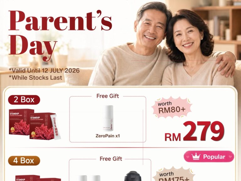 STANDUP Seaweed Calcium Parent's Day bundles from RM279 - Essen Pharmacy Taman Pelangi